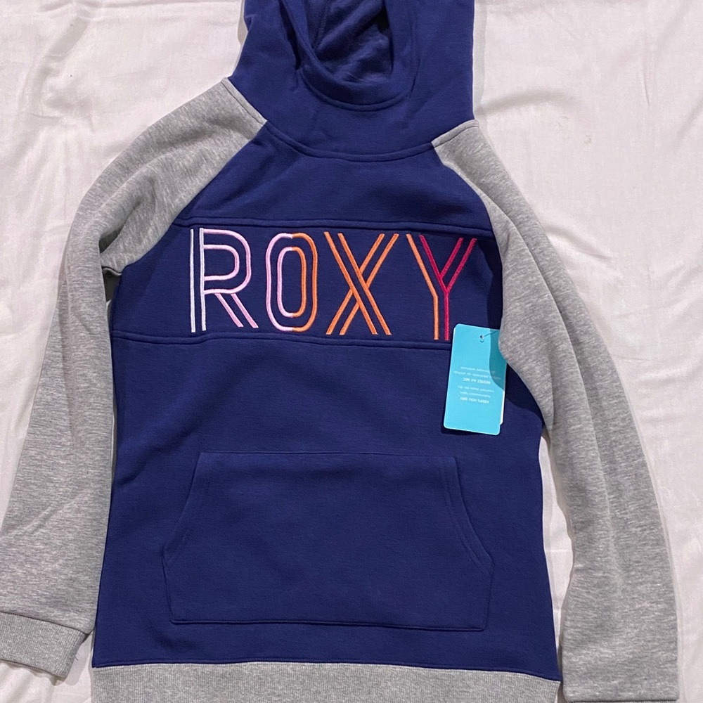 Roxy Kids Navy and Gray Hoodie